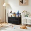 DUMOS TV Stand Review 5 Fabric Drawer Dresser for Bedroom Entertainment Center