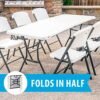 Durable Folding Tables Lifetime 6-Foot Fold In Half Table Review for Outdoor Use Durable Folding Tables Lifetime 6-Foot Fold In Half Table Review for Outdoor Use