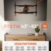 ECHOGEAR Full Motion TV Wall Mount Review Best for 42 to 82 Inch Screens