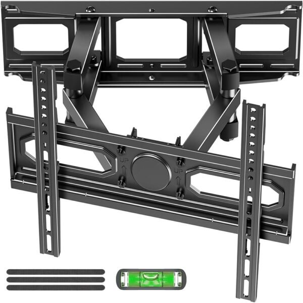EconoMe TV Wall Mount for Most 26-70 inch TVs, Full Motion TV Wall Mount Swivel and Tilt, Wall Mount TV Bracket Max VESA 400x400, Holds up to 99 lbs, Fits 8” 12” 16" Wood Studs. EconoMe TV Wall Mount for Most 26-70 inch TVs, Full Motion TV Wall Mount Swivel and Tilt, Wall Mount TV Bracket Max VESA 400x400, Holds up to 99 lbs, Fits 8” 12” 16" Wood Studs.