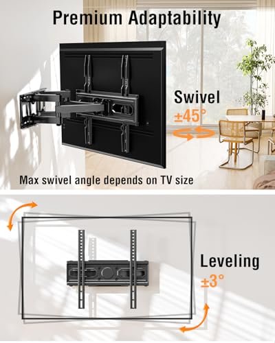 ELIVED Full Motion TV Wall Mount Review for Best 26-70 Inch TVs ELIVED Full Motion TV Wall Mount Review for Best 26-70 Inch TVs