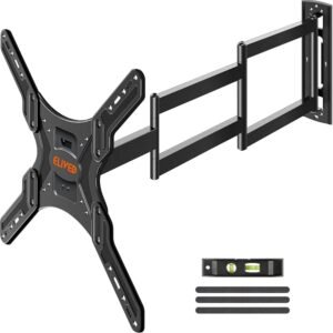 ELIVED Long Arm TV Wall Mount for Most 26-65 Inch TVs, 37.4 Inch Long Extension TV Mount Swivel and Tilt, Full Motion Wall Mount tv Bracket Fit Max VESA 400x400mm, Holds up to... ELIVED Long Arm TV Wall Mount for Most 26-65 Inch TVs, 37.4 Inch Long Extension TV Mount Swivel and Tilt, Full Motion Wall Mount tv Bracket Fit Max VESA 400x400mm, Holds up to...
