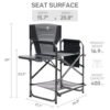 EVER ADVANCED Directors Chair Review Comfortable Foldable Design with Side Table and Cup Holder EVER ADVANCED Directors Chair Review Comfortable Foldable Design with Side Table and Cup Holder