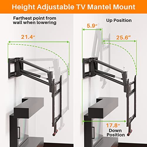 Fireplace TV Mount Review X-FIXTURE Ergonomic Adjustable Full Motion for 43 to 80 Inch TVs Fireplace TV Mount Review X-FIXTURE Ergonomic Adjustable Full Motion for 43 to 80 Inch TVs