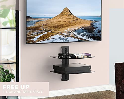 Fitueyes 2 Tier Floating Shelves Review Best Wall Mount Audio Video Shelving Fitueyes 2 Tier Floating Shelves Review Best Wall Mount Audio Video Shelving