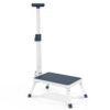 Folding Step Stool, Step Stools with Handle for Elderly Adults, Metal Stepping Stool with Adjustable Handrail in Kitchen, Bathroom, Bedroom, 330 Lbs Capacity Folding Step Stool, Step Stools with Handle for Elderly Adults, Metal Stepping Stool with Adjustable Handrail in Kitchen, Bathroom, Bedroom, 330 Lbs Capacity