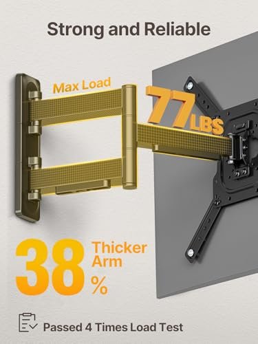 Full Motion TV Wall Mount monTEK Review for 23-65 Inch TVs Swivel Tilt Full Motion TV Wall Mount monTEK Review for 23-65 Inch TVs Swivel Tilt