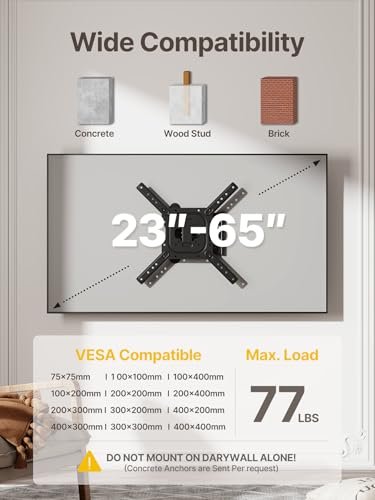 Full Motion TV Wall Mount monTEK Review for 23-65 Inch TVs Swivel Tilt Full Motion TV Wall Mount monTEK Review for 23-65 Inch TVs Swivel Tilt