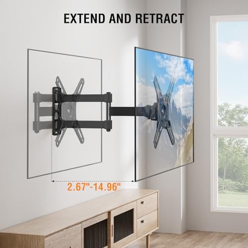Full Motion TV Wall Mount Review ELIVED Best 14-42 Inch Swivel Bracket Full Motion TV Wall Mount Review ELIVED Best 14-42 Inch Swivel Bracket