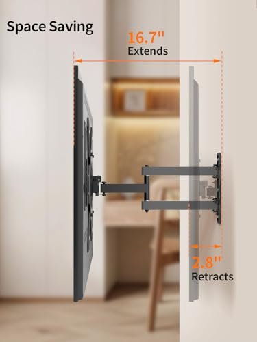 Full Motion TV Wall Mount Review HOELLL Best Adjustable 26-55 Inch Bracket Full Motion TV Wall Mount Review HOELLL Best Adjustable 26-55 Inch Bracket