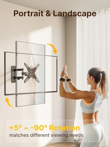 Full Motion TV Wall Mount Review monTEK HW1239BK Best for 13-43 Inch TVs Full Motion TV Wall Mount Review monTEK HW1239BK Best for 13-43 Inch TVs