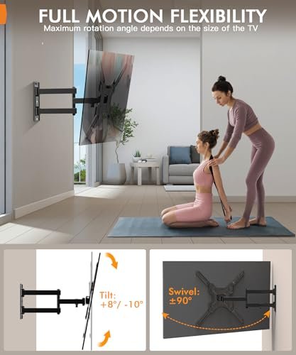 Full Motion TV Wall Mount Review Solid As Mountain for 26 to 55 Inch TVs Full Motion TV Wall Mount Review Solid As Mountain for 26 to 55 Inch TVs