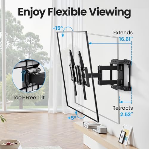 Full Motion TV Wall Mount USX STAR Review Best for 37-86 Inch TVs Full Motion TV Wall Mount USX STAR Review Best for 37-86 Inch TVs