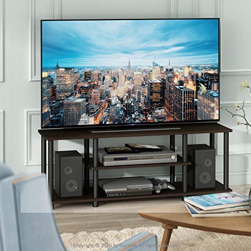 Furinno 12250R1DBR Dark Brown Black TV Stand Review No Tools Quick Assembly Guide Furinno 12250R1DBR Dark Brown Black TV Stand Review No Tools Quick Assembly Guide
