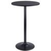 Furmax Bistro Pub Table Round Bar Height Cocktail Table Metal Base MDF Top Obsidian Table 23.8-Inch Top, 39.5-Inch Height (Black, 1-Pack) Furmax Bistro Pub Table Round Bar Height Cocktail Table Metal Base MDF Top Obsidian Table 23.8-Inch Top, 39.5-Inch Height (Black, 1-Pack)