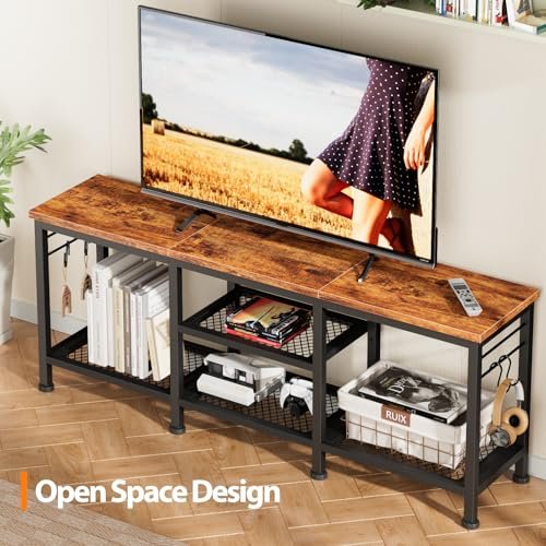 Furologee Rustic Brown TV Stand Review Best Entertainment Center for 55 Inch TVs Furologee Rustic Brown TV Stand Review Best Entertainment Center for 55 Inch TVs