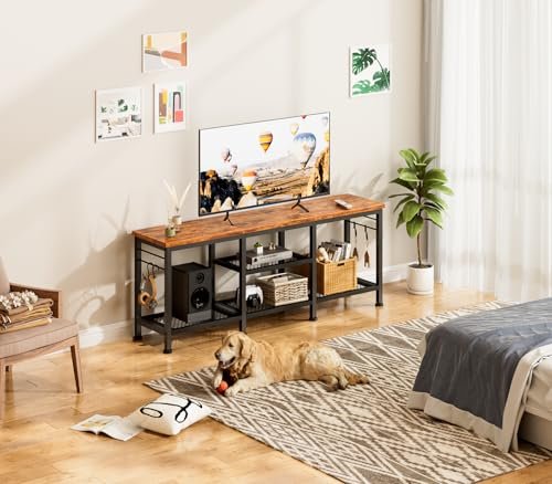 Furologee Rustic Brown TV Stand Review Best Entertainment Center for 55 Inch TVs Furologee Rustic Brown TV Stand Review Best Entertainment Center for 55 Inch TVs
