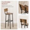GILLAS Barstools Review Sturdy Industrial Style Tall Bar Stool Set for Kitchen GILLAS Barstools Review Sturdy Industrial Style Tall Bar Stool Set for Kitchen
