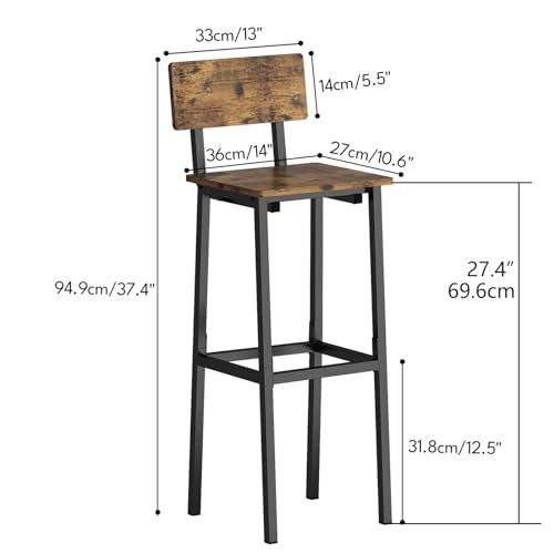 GILLAS Barstools Review Sturdy Industrial Style Tall Bar Stool Set for Kitchen GILLAS Barstools Review Sturdy Industrial Style Tall Bar Stool Set for Kitchen