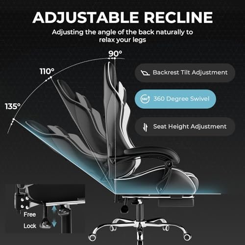 GTPLAYER 800a Gaming Chair Review Comfortable Footrest and Lumbar Support Tested GTPLAYER 800a Gaming Chair Review Comfortable Footrest and Lumbar Support Tested