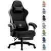 GTPLAYER Gaming Chair, Computer Office Chair with Pocket Spring Cushion, Linkage Armrests and Footrest, High Back Ergonomic Computer Chair with Lumbar Support Task Chair with... GTPLAYER Gaming Chair, Computer Office Chair with Pocket Spring Cushion, Linkage Armrests and Footrest, High Back Ergonomic Computer Chair with Lumbar Support Task Chair with...