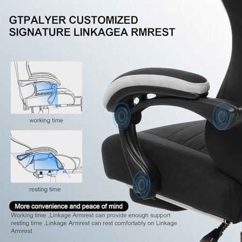 GTPLAYER Gaming Chair Review Pocket Spring Cushion and Footrest Comfort Tested GTPLAYER Gaming Chair Review Pocket Spring Cushion and Footrest Comfort Tested