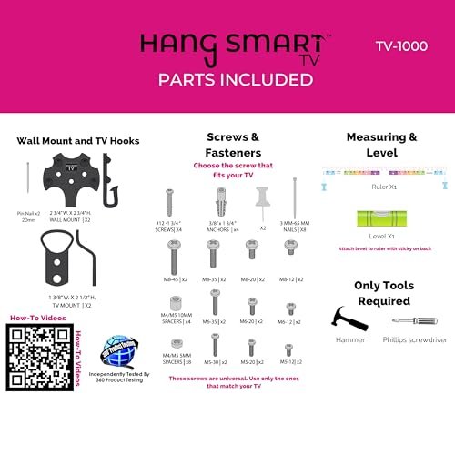 Hang Smart TV Wall Mount Review DIY No Stud Setup for 19 to 100 Inch TVs Hang Smart TV Wall Mount Review DIY No Stud Setup for 19 to 100 Inch TVs