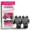 HangSmart TV® Wall Mount NO Stud - Original & Patented Easy Install, DIY for 19-100" TVs, Holds Up to 150LBS, Fits Most LED LCD Flat Screens & Monitors, Includes Hardware HangSmart TV® Wall Mount NO Stud - Original & Patented Easy Install, DIY for 19-100" TVs, Holds Up to 150LBS, Fits Most LED LCD Flat Screens & Monitors, Includes Hardware