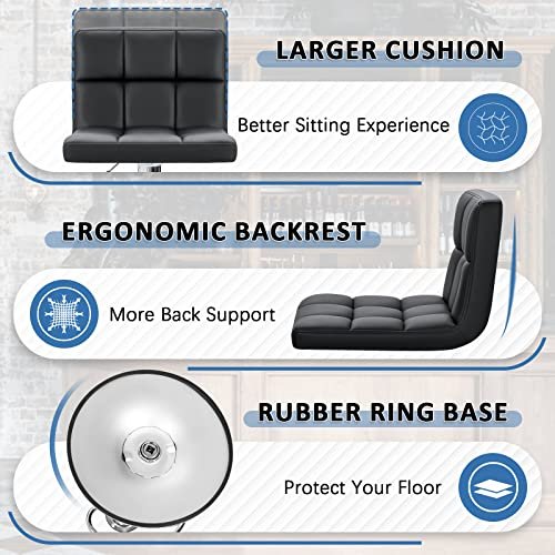 Homall PU Leather Barstools Review Modern Adjustable Swivel Kitchen Counter Seating Homall PU Leather Barstools Review Modern Adjustable Swivel Kitchen Counter Seating