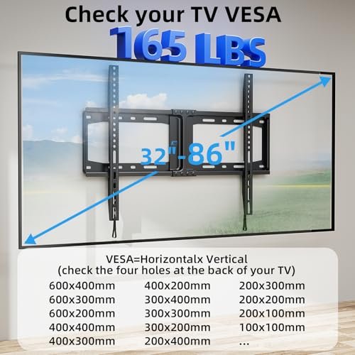 HOME VISION Fixed TV Wall Mount Review Best Space Saving Design for 32 to 86 Inch TVs HOME VISION Fixed TV Wall Mount Review Best Space Saving Design for 32 to 86 Inch TVs