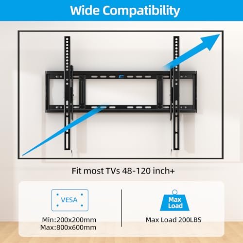 HOME VISION Heavy Duty Tilt TV Wall Mount Review for Large 48 to 120 Inch TVs HOME VISION Heavy Duty Tilt TV Wall Mount Review for Large 48 to 120 Inch TVs
