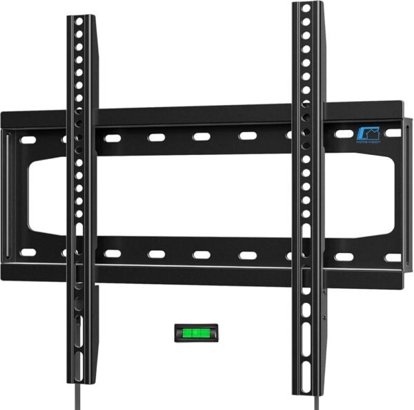 HOME VISION TV Wall Mount Fixed for Most 26"-65" Flat/Curved TVs with Max VESA 400X400mm up to 99Lbs Fits 16 Inch Wood Studs, Universal Low Profile Wall Mount TV Bracket, Space...