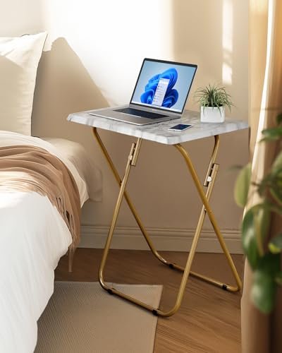 HUANUO Folding TV Tray Review Best Stable Snack Table for Bed Sofa Use HUANUO Folding TV Tray Review Best Stable Snack Table for Bed Sofa Use