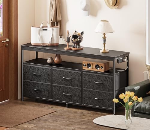 Huuger 47 Inch LED TV Stand Review with Power Outlets and 6 Drawer Storage Huuger 47 Inch LED TV Stand Review with Power Outlets and 6 Drawer Storage