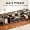 Huuger 63 Inch TV Stand Review with LED Lights Power Outlets and Storage Huuger 63 Inch TV Stand Review with LED Lights Power Outlets and Storage