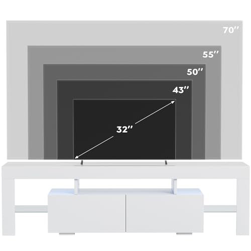 JUMMICO Modern Lighting TV Stand Review Best for 70 Inch TVs and Storage JUMMICO Modern Lighting TV Stand Review Best for 70 Inch TVs and Storage