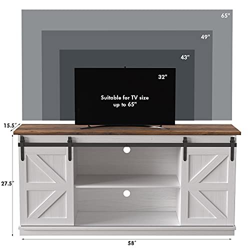 JUMMICO Modern TV Stand Review Best Storage and Sliding Barn Doors Console JUMMICO Modern TV Stand Review Best Storage and Sliding Barn Doors Console