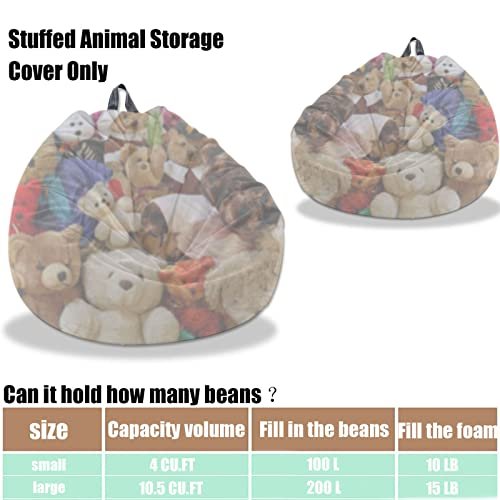 Kisoy Stuffed Animal Storage Bean Bag Cover Review Soft Corduroy Organizer Kisoy Stuffed Animal Storage Bean Bag Cover Review Soft Corduroy Organizer