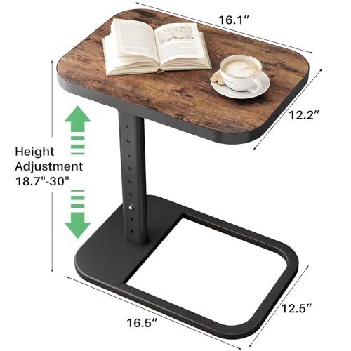 Kitstorack C-Shape TV Tray Table Review Best Adjustable Sofa Arm End Side Table Kitstorack C-Shape TV Tray Table Review Best Adjustable Sofa Arm End Side Table