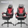 LEMBERI Charles Video Game Chair Review Big Tall Comfortable Gamer Seat with Footrest LEMBERI Charles Video Game Chair Review Big Tall Comfortable Gamer Seat with Footrest