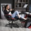 LEMBERI Charles Video Game Chair Review Big Tall Comfortable Gamer Seat with Footrest LEMBERI Charles Video Game Chair Review Big Tall Comfortable Gamer Seat with Footrest