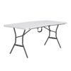 Lifetime 6-Foot Fold in Half Table, Light Commercial, White Granite Lifetime 6-Foot Fold in Half Table, Light Commercial, White Granite