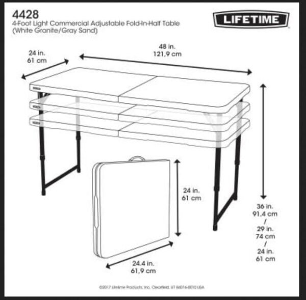 Lifetime Height Adjustable Craft Folding Table Review Perfect for Indoor Outdoor Use and Portability Lifetime Height Adjustable Craft Folding Table Review Perfect for Indoor Outdoor Use and Portability