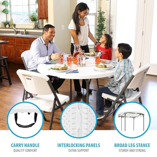 Lifetime Light Commercial Fold-In-Half Folding Table Review High-Density Durable Outdoor Furniture Lifetime Light Commercial Fold-In-Half Folding Table Review High-Density Durable Outdoor Furniture