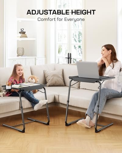 LORYERGO TV Tray Review Folding Table with Adjustable Height and Tilt Angles LORYERGO TV Tray Review Folding Table with Adjustable Height and Tilt Angles
