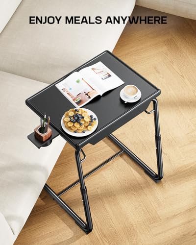 LORYERGO TV Tray Review Folding Table with Adjustable Height and Tilt Angles LORYERGO TV Tray Review Folding Table with Adjustable Height and Tilt Angles