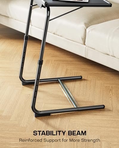 LORYERGO TV Trays Review Adjustable Height Folding Table with Cup Holder Versatility LORYERGO TV Trays Review Adjustable Height Folding Table with Cup Holder Versatility