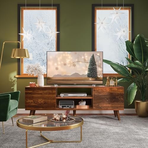 Mid Century Modern TV Stand WLIVE Review Stylish Storage for 55 to 60 Inch TVs Mid Century Modern TV Stand WLIVE Review Stylish Storage for 55 to 60 Inch TVs