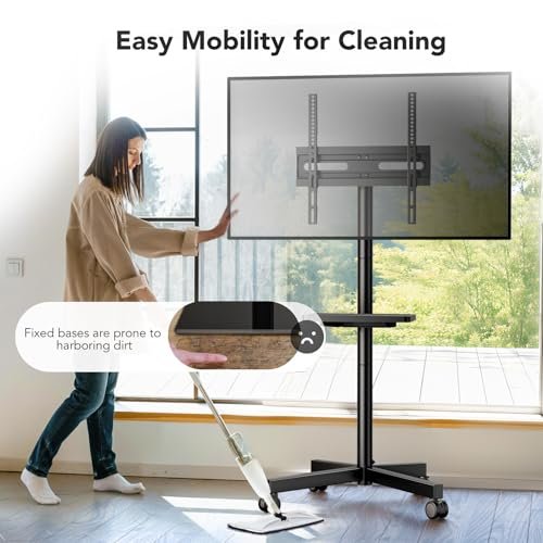 Mobile TV Stand Review AX WABER AX1005TBM Universal Rolling Cart for 23 to 60 Inch TVs Mobile TV Stand Review AX WABER AX1005TBM Universal Rolling Cart for 23 to 60 Inch TVs