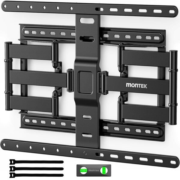 monTEK Ultra Slim TV Wall Mount for 43-90 Inch TVs | 1.1" Thin Low Profile Full Motion Bracket | Dual Swivel Articulating Arms with Tilt | Max VESA 600x400mm | Holds 132lbs |... monTEK Ultra Slim TV Wall Mount for 43-90 Inch TVs | 1.1" Thin Low Profile Full Motion Bracket | Dual Swivel Articulating Arms with Tilt | Max VESA 600x400mm | Holds 132lbs |...